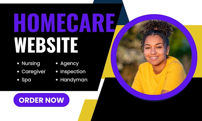 Gig Preview - Homecare, agency, caregiver, nursing, spa, healthcare wix, wordpress website