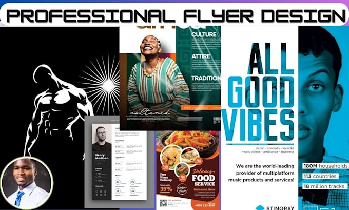 Gig Preview - Design a professional business flyer or poster in few minutes