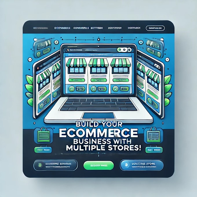 Gig Preview - Create a full ecommerce business with multiple linked websites