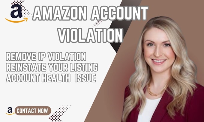 Gig Preview - Reactivate amazon account error listing problem IP violation