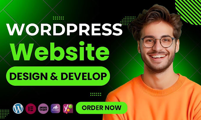 Gig Preview - Do modern responsive wordpress website design development with elementor pro