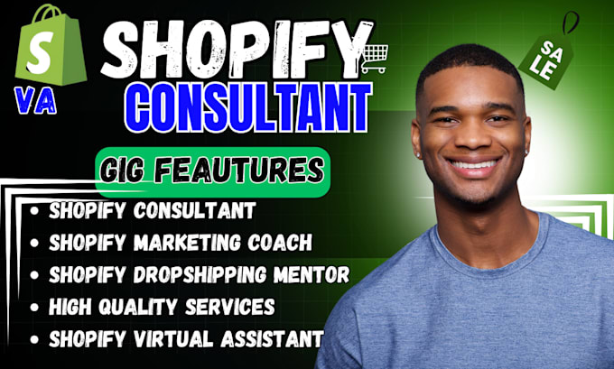 Bestseller - be your shopify consultant dropshipping coach store manager