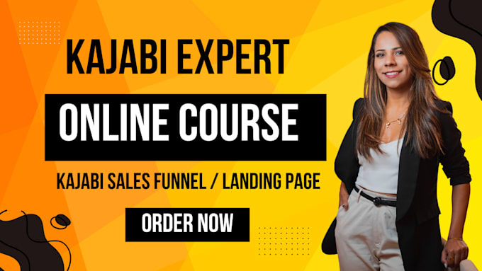 Bestseller - do kajabi website design sales funnel landing page kajabi online course expert