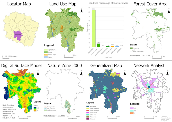 Gig Preview - Design professional cartographic maps with gis expertise