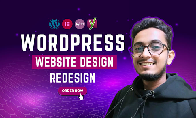 Gig Preview - Build wordpress website, business websites and any custom website