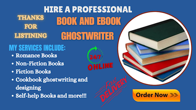 Bestseller - ghostwrite nonfiction book, ebook ghostwriter book writer self help ebook writer