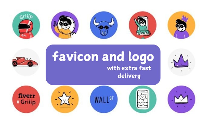 Gig Preview - Design moderen favicon , app icon , web icon and logo design