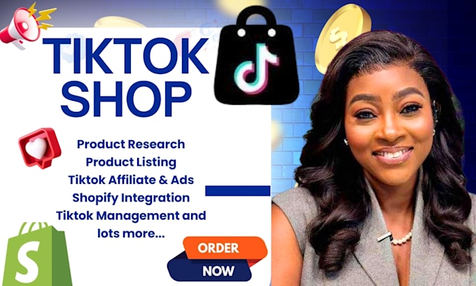 Bestseller - setup tik tok shop usa tiktok shop manager tiktok ads tiktok dropshipping