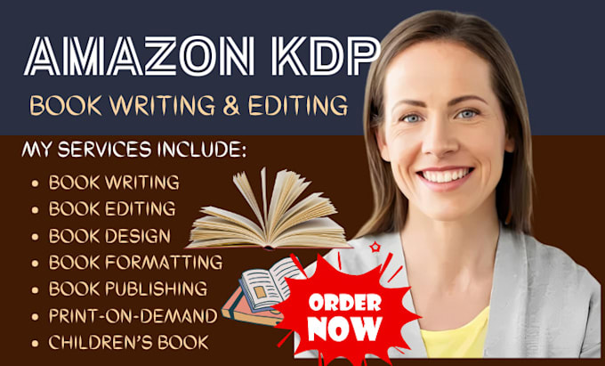 Gig Preview - Write your fantasy ebook children short story book ghostwriting for amazon kdp