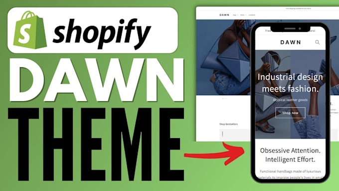 Gig Preview - Create and redesign shopify store using dawn theme and fix bugs