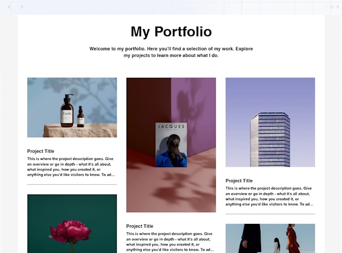 Gig Preview - Create a skill based personal portfolio page