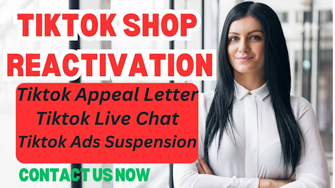 Gig Preview - Tiktok reinstatement for tiktok suspension appeal tiktok ads appeal letter