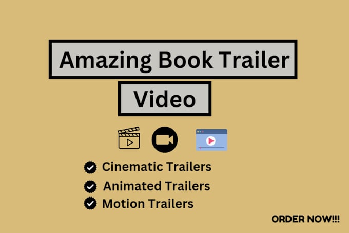 Bestseller - create an amazing book trailer video