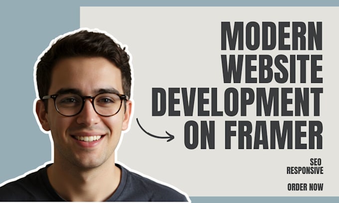 Gig Preview - Build responsive website on framer, user friendly  framer web development