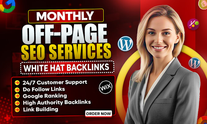 Gig Preview - Do high quality SEO backlink link building off page service for google ranking