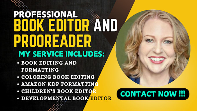 Gig Preview - Do proofreading, editing, book formatting for your children book memoir, journal