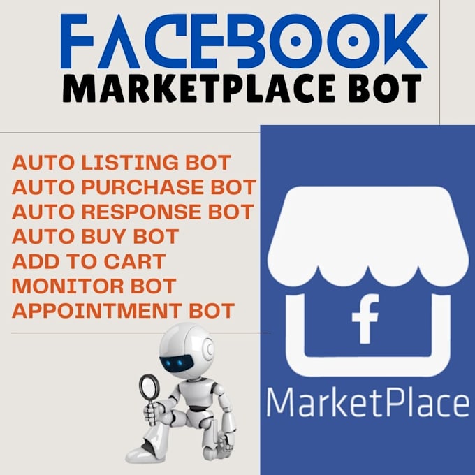 Bestseller - facebook marketplace automation auto purchase auto listing auto post monitor bot