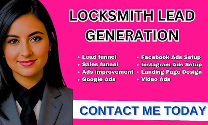 Bestseller - locksmith leads locksmith facebook ads locksmith google ads instagram ads funnel