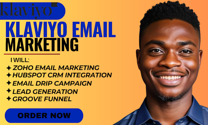 Gig Preview - Do shopify klaviyo email marketing flow,email drip campaign,lead gen,hubspot crm