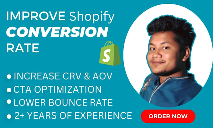 Gig Preview - Increase conversion rate of your shopify online store with conversion rate cro