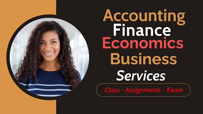 Bestseller - be your accounting finance and economics class tutor