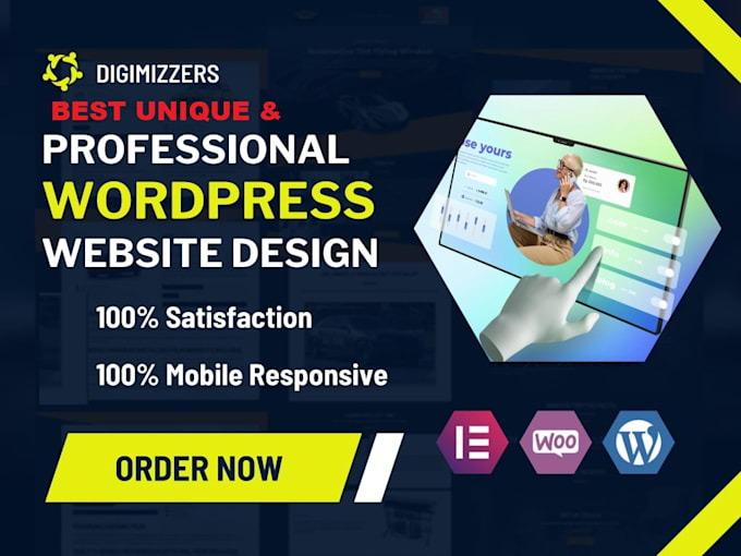 Gig Preview - Create best wordpress website design for your business