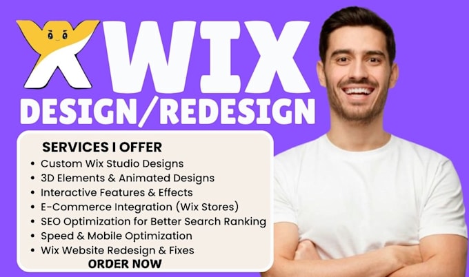 Bestseller - create 3d interactive wix website design wix studio animated 3d wix website