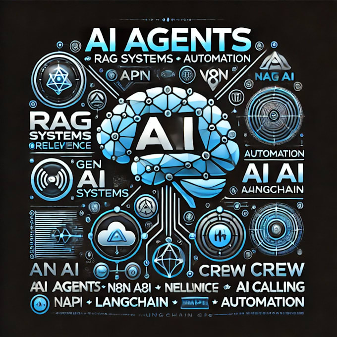 Gig Preview - Build ai agent, rag, automation, gen ai, relevance, n8n, vapi, crew, ai calling