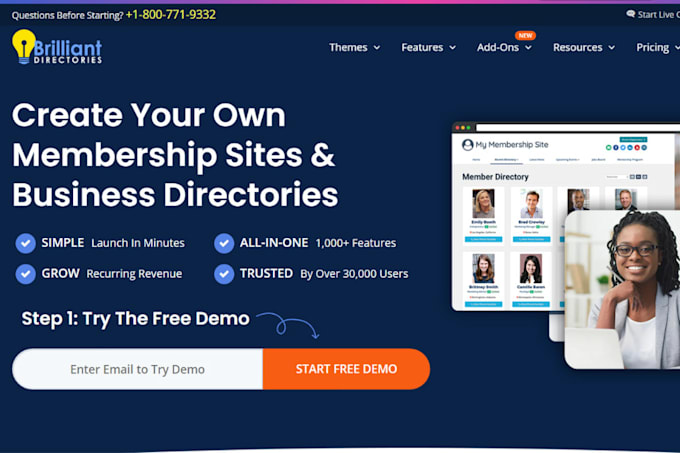 Bestseller - build business directory website brilliant directory website brilliant directory