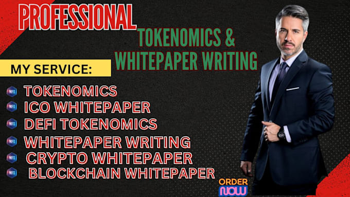 Gig Preview - Design professional white paper, crypto whitepaper, tokenomics and roadmap