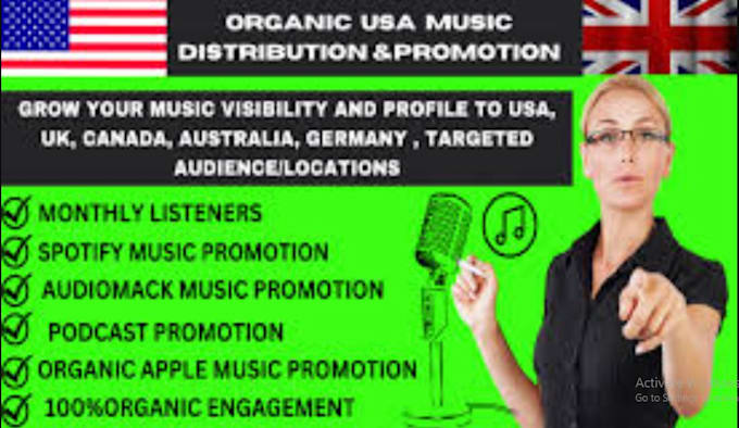 Gig Preview - Viral organic spotify monthly listeners, spotify followers, spotify ads campaign