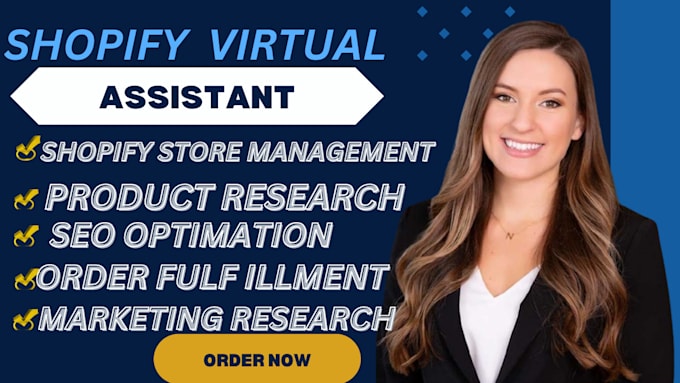 Bestseller - be your shopify virtual assistant shopify manager social media marketing manager