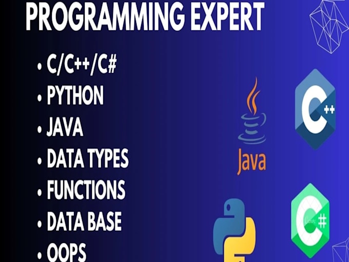 Gig Preview - Do your urgent programming tasks and projects in c cpp java and python