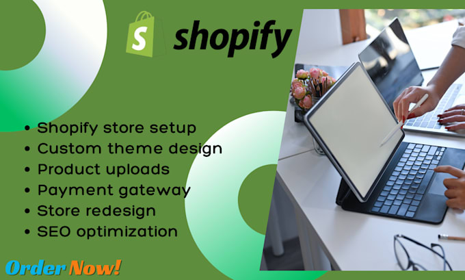 Gig Preview - Build, customize your shopify store payment gateway SEO