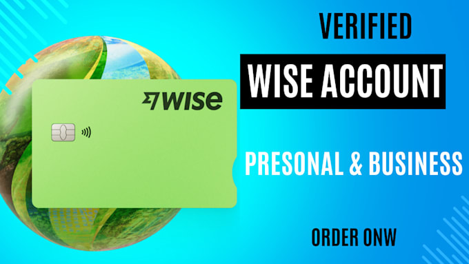 Bestseller - create verified wise account both personal and business