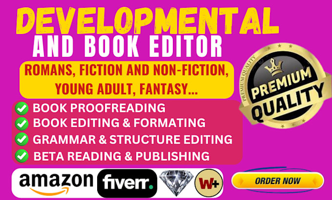 Bestseller - edit, proofread, developmental book editor, format fiction and non fiction book