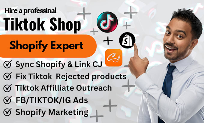 Bestseller - setup US tik tok shop, link shopify cj, sync shopify tiktok marketing fb ads