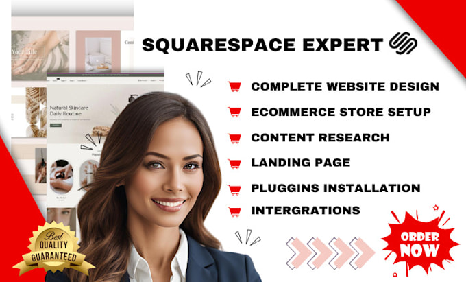 Bestseller - redesign squarespace website build squarespace website design development