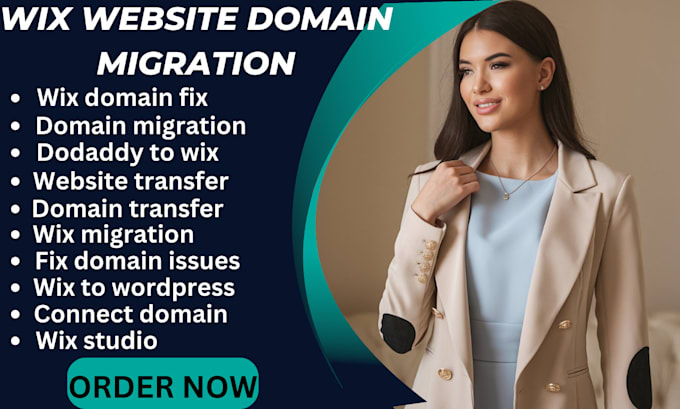 Bestseller - fix wix website domain migrate, wix domain, go dady to wix, website migration