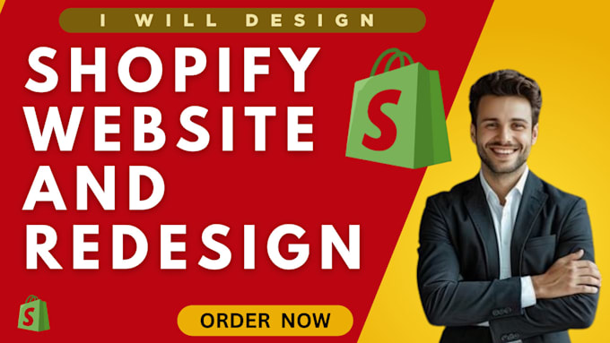 Gig Preview - Design  shopify website create  shopify store redesign  ecommerce website