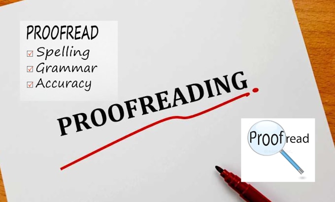 Gig Preview - Proofread, copyedit, and line edit your written work