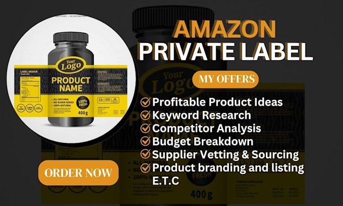 Bestseller - do amazon product research for amazon fba,product hunting for fba private label