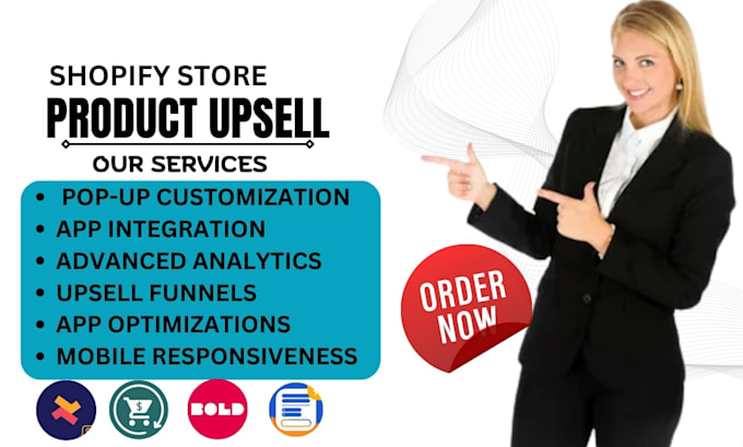 Bestseller - setup shopify store product upsell relesit bold reconvert selleasy aftersell glo