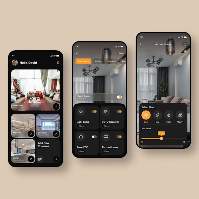 Gig Preview - Create smart light mobile app, smart lamp app, smart home app