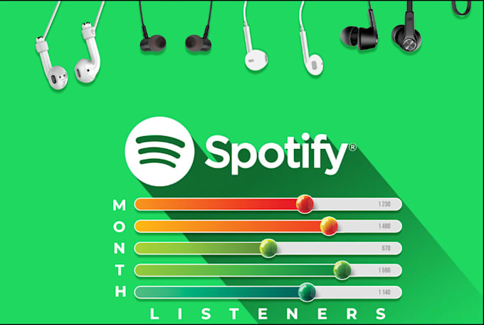 Bestseller - organic spotify monthly listener ,music promotion, organic stream album promotio