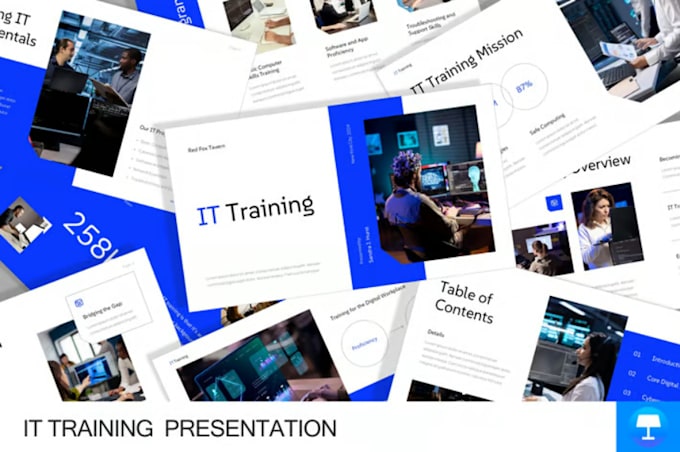 Bestseller - design technical powerpoint pitch deck google slides for cybersecurity report