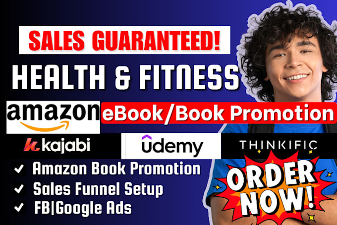 Bestseller - do amazon book promotion, health and fitness ebook marketing, ebook sales funnel