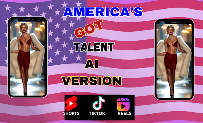 Bestseller - do viral americas got talent video, ai fusion for channnel short, reels, tiktok