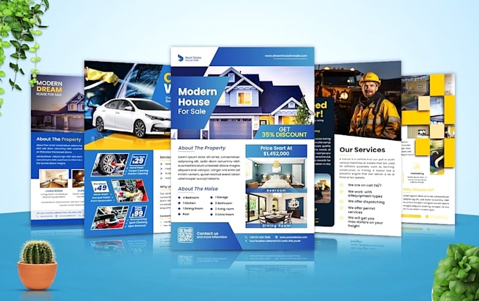 Gig Preview - Design business flyer, corporate flyer, event flyer, leaflet, educational flyer