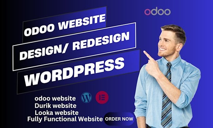 Gig Preview - Build custom odoo website, looka website dura website dorik